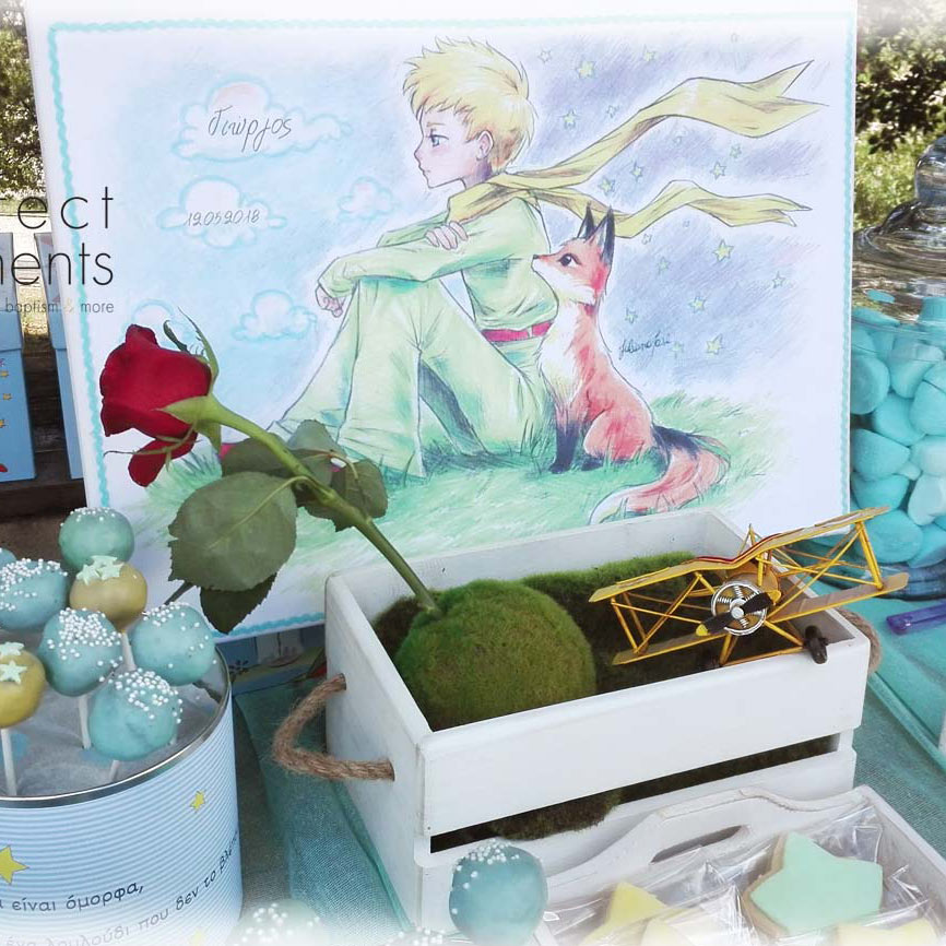 Candy bar with Little Prince decoration theme