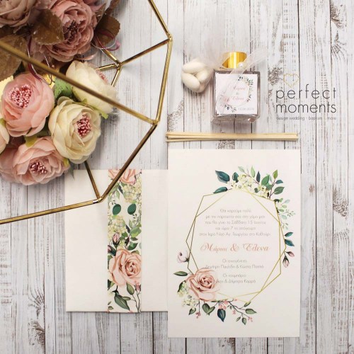Gold and roses wedding theme